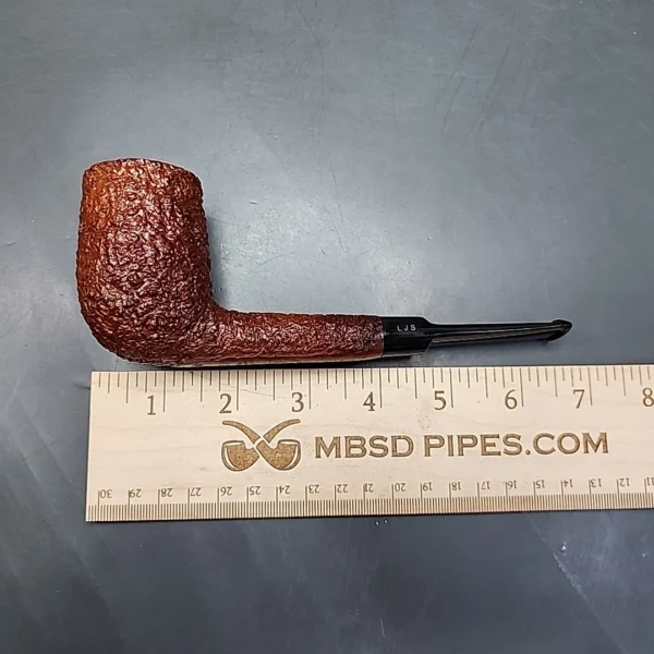 Ferndown Antique Bark 3 Star Lumberman Estate Briar Pipe, English Estates - Image 9