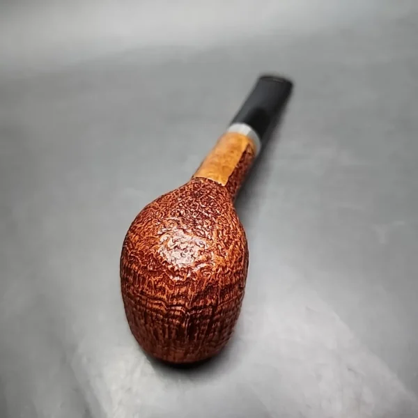 Il Ceppo Sandblasted Pot Estate Briar Pipe, 9mm, Italian Estates - Image 9