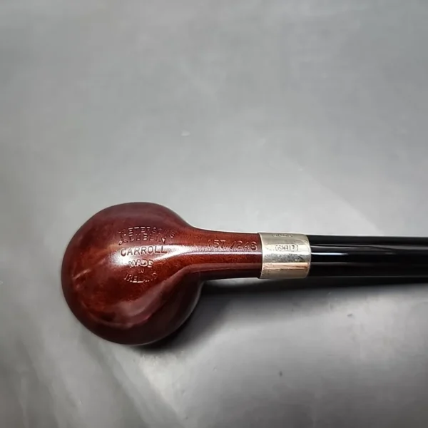 Peterson Carroll of Carrollton 157/248 2024 Smooth Tomato Briar Pipe, New - Image 9