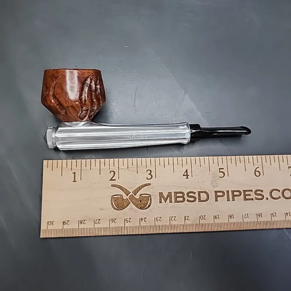 Kirsten K Metal & Briar Estate Pipe, American Estates - Image 9