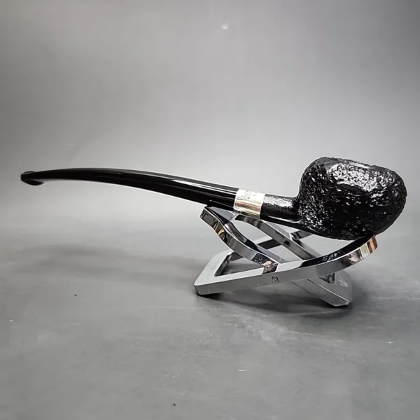 Peterson Carroll of Carrollton 2024 175/248 Sandblasted Demiwarden Tomato Briar Pipe, New - Image 9