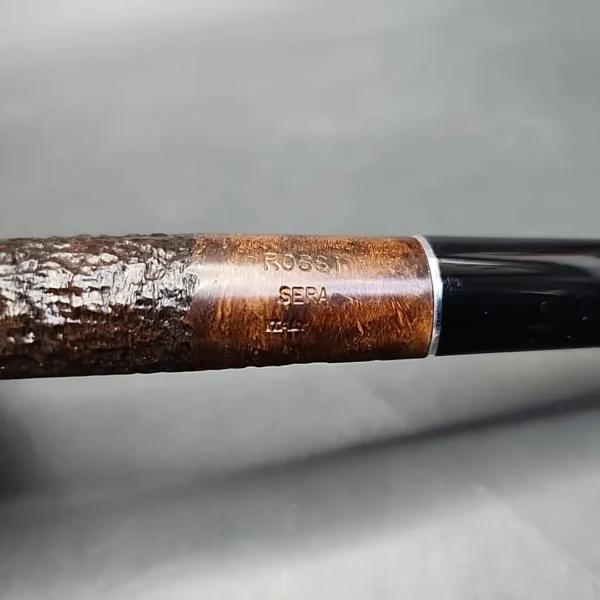 Rossi by Savinelli Sera Rusticated Canadian Briar Pipe, 6mm, New - Image 9