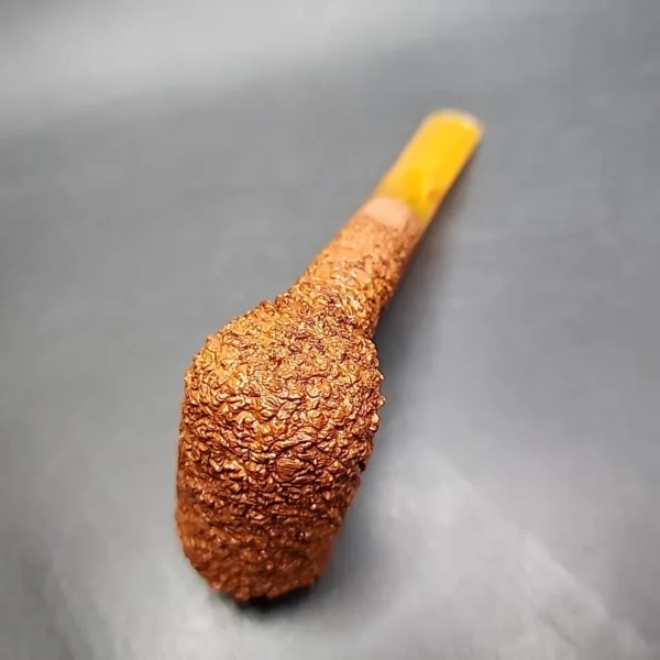 Pipe Tristan Rusticated Billiard Handmade Briar Pipe, New - Image 9