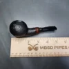 PS Studio Sandblasted Squat Tomato Estate Briar Pipe, Unsmoked - Image 9