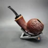 Scott Klein Sandblasted Tomato Estate Briar Pipe, Unsmoked - Image 9