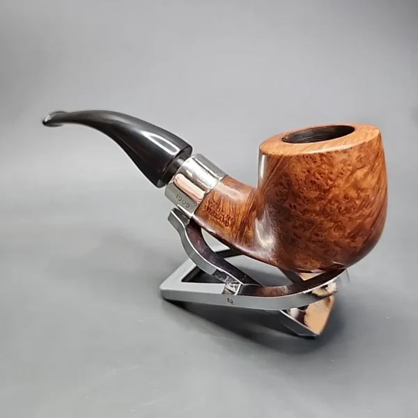 Peterson Antique Collection 1909 Smooth Bent Pot Estate Briar Pipe, Irish Estates - Image 9