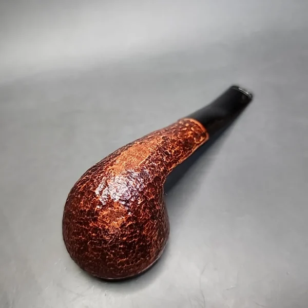 Savinelli Hercules 316 EX Rusticated Bent Pot Briar Pipe, New - Image 9