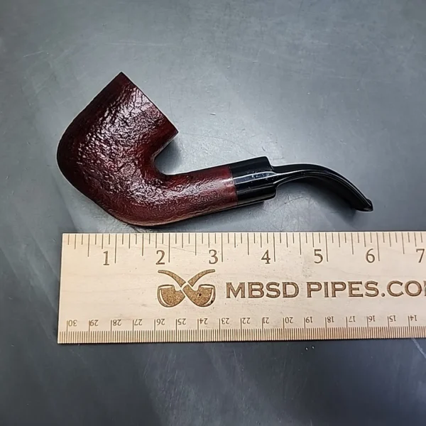Gigi Country Sandblasted Oom Paul Estate Briar Pipe, Unsmoked - Image 9