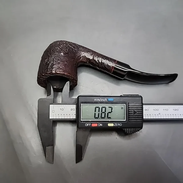 Sasieni 4Dot Ruff-Root Dark Bent Dublin Estate Briar Pipe, English Estates - Image 10