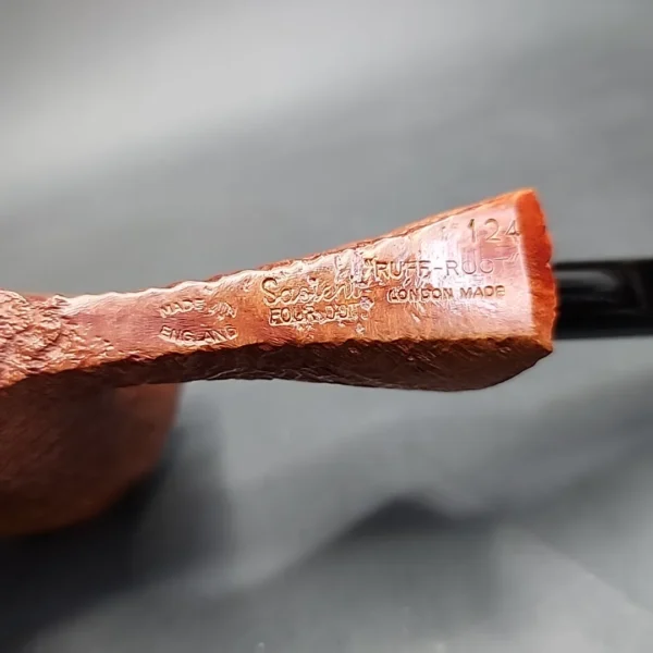 Sasieni Four Dot Sandblasted Freehand Estate Briar Pipe, English Estates - Image 9