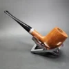 Jacobean Natural by Les Wood Smooth Billiard Estate Briar Pipe, Unsmoked - Image 9
