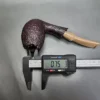 Frassati Sandblasted Freehand Egg Estate Briar Pipe, American Estates - Image 9