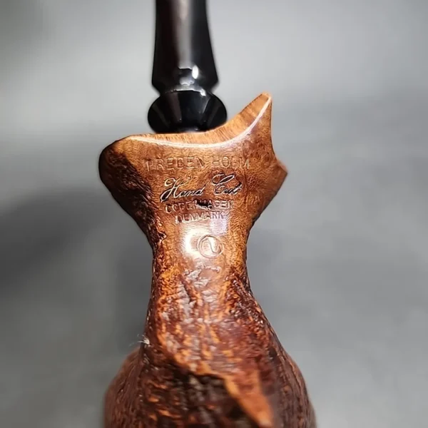 Preben Holm Hand Cut Sandblasted Freehand Estate Briar Pipe, Danish Estates - Image 9