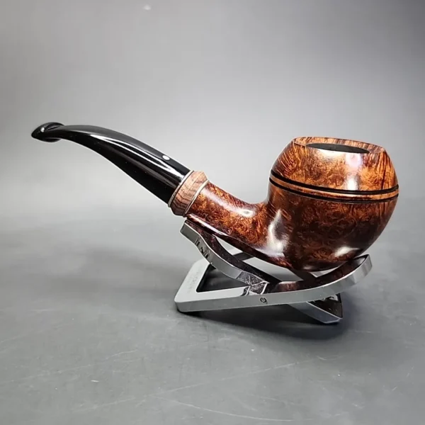 Vauen Kingwood 08 Smooth Rhodesian Estate Briar Pipe, Unsmoked, 9mm - Image 9