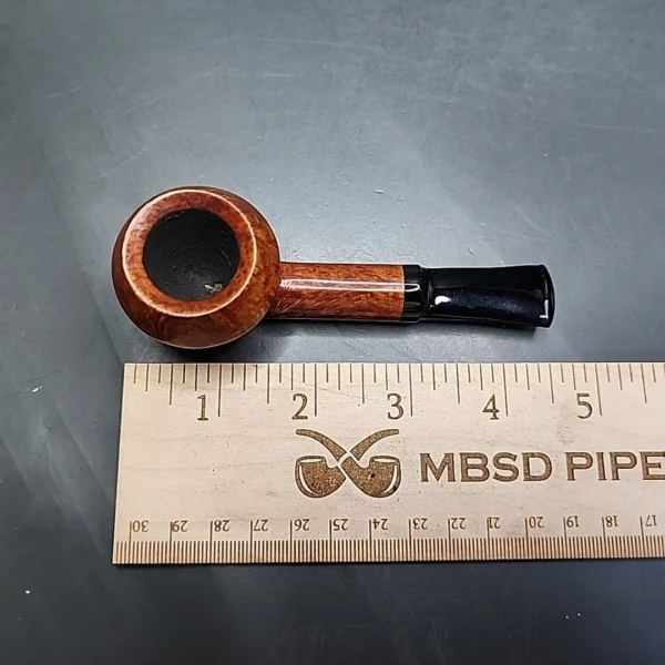 Bennie Joe Smooth Rhodesian Handmade Briar Pipe, New - Image 9