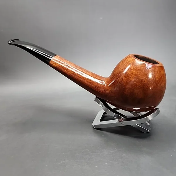Barclay Rex Magnum Smooth Bent Apple Estate Briar Pipe, American Estates - Image 9
