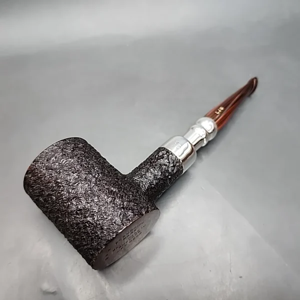 Ferndown Bark 3 Star Silver Spigot Poker Estate Briar Pipe, English Estates - Image 9