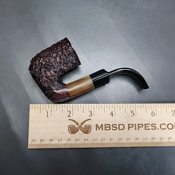 Gigi Rusticated Oom Paul Estate Briar Pipe, Unsmoked, 9mm [SOLD] - Image 9