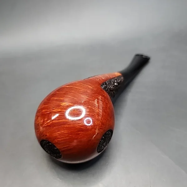 Castello Sea Rock Briar G π Bent Apple Estate Briar Pipe, Italian Estates - Image 9