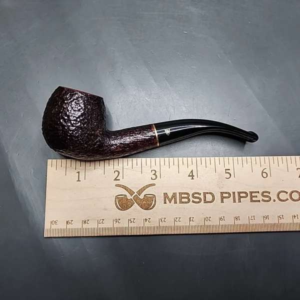 Savinelli Roma Rusticated Bent Apple Estate Briar Pipe, 6mm, Italian Estates - Image 9