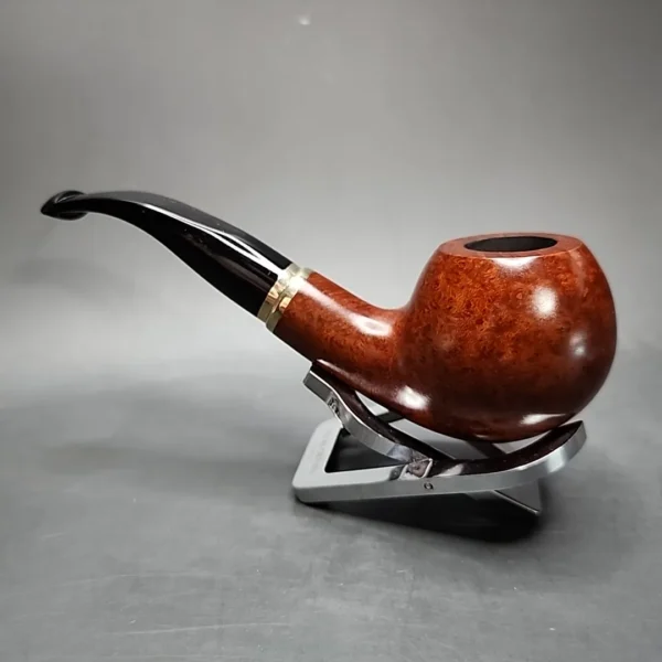 Vauen 3210 Smooth Bent Apple Estate Briar Pipe, Unsmoked, 9mm - Image 9