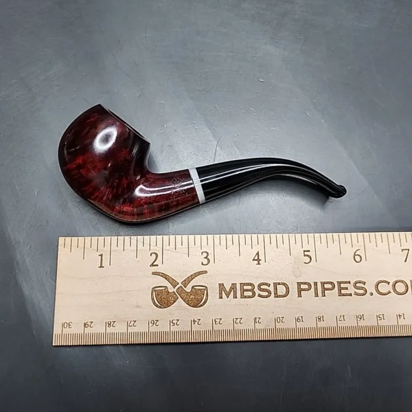 BBB Filter Deluxe 398 Smooth Bent Apple Estate Briar Pipe - Image 9