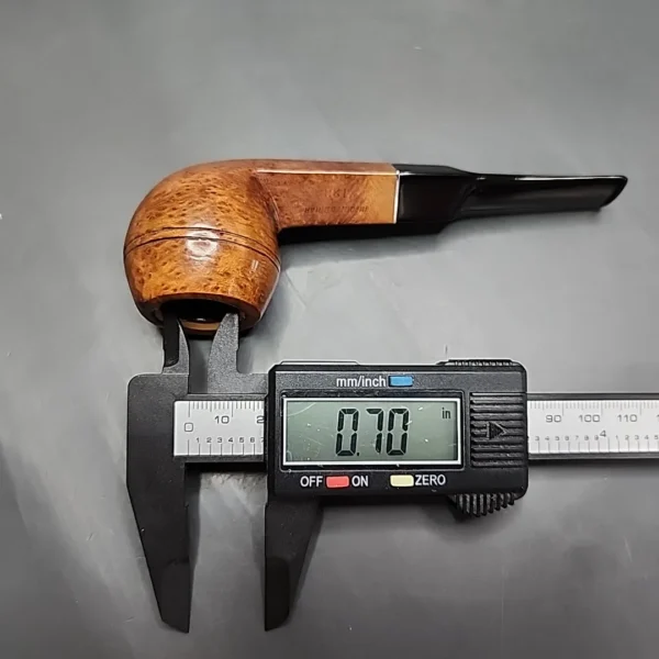 Kaywoodie Flame Grain Meerschaum Lined 12B Estate Briar Pipe, American Estates - Image 9