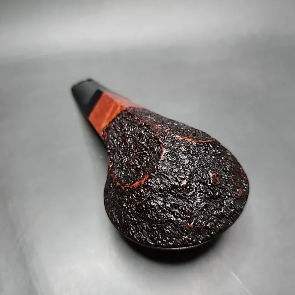 Ardor Urano Big 2021 Partially Rusticated Bulldog Estate Briar Pipe, Italian Estates [SOLD] - Image 10