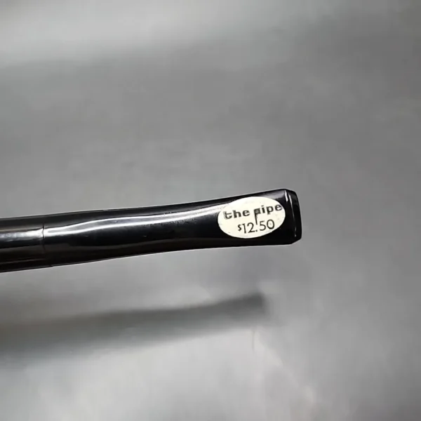 The Pipe by Venturi, Black Smooth Straight Billiard Estate Pipe, Unsmoked - Image 10