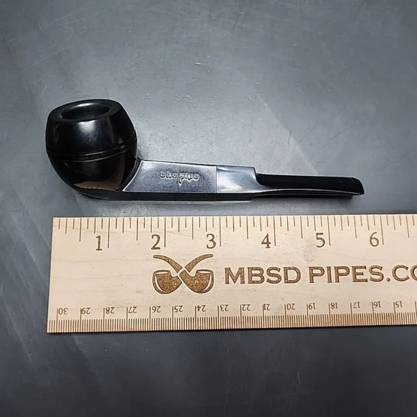 The Pipe Black Smooth Straight Bulldog Estate Pipe, Unsmoked [SOLD] - Image 10