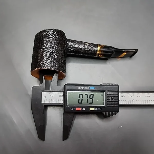 Savinelli Oscar Tiger 311 KS Poker Estate Briar Pipe, 6mm, Italian Estates [SOLD] - Image 10