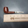 Paronelli (c. 1945-1950) Smooth Billiard w/ Horn Estate Briar Pipe, Unsmoked - Image 10