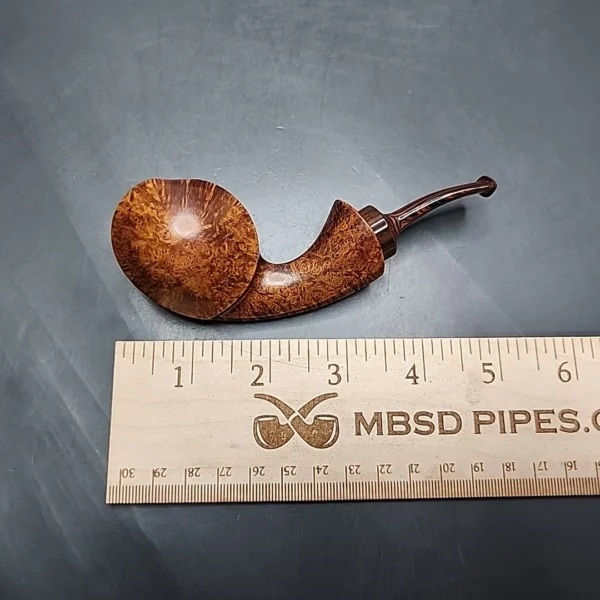 Sam Cui Smooth Blowfish Handmade Estate Briar Pipe, Chinese Estates [SOLD] - Image 10