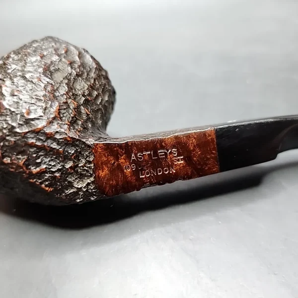 Astleys Rusticated Bent Pot Estate Briar Pipe, English Estates - Image 10