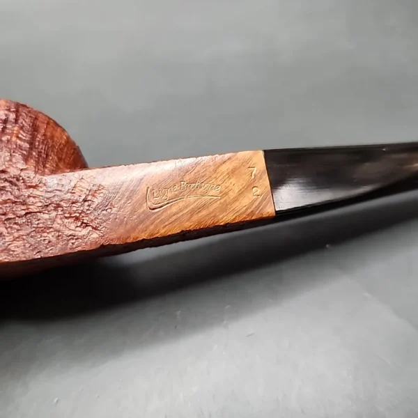 Talbert Pipes Ligne Bretagne Sandblasted Straight Bulldog Estate Briar Pipe, American Estates [SOLD] - Image 10