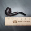 Barlings Make Ye Olde Wood Fossil 225 L TVF Sandblasted Bent Billiard Estate Briar Pipe, English Estates - Image 10