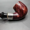 KB&B Rocky Briar Chesterfield 1616C Smooth Bent Billiard Estate Briar Pipe, American Estates - Image 10