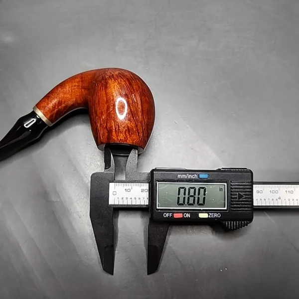 Vauen 6873 Smooth Bent Egg Estate Briar Pipe, Unsmoked, 9mm - Image 10