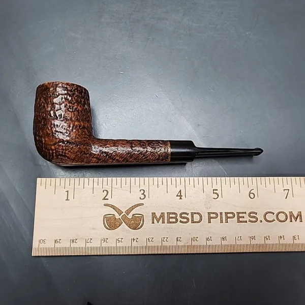 Sasieni Windsor 55s Sandblasted Saddle Billiard Estate Briar Pipe, English Estates - Image 10