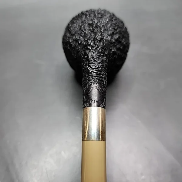Pipe Tristan Rusticated Apple Handmade Briar Pipe, New - Image 10