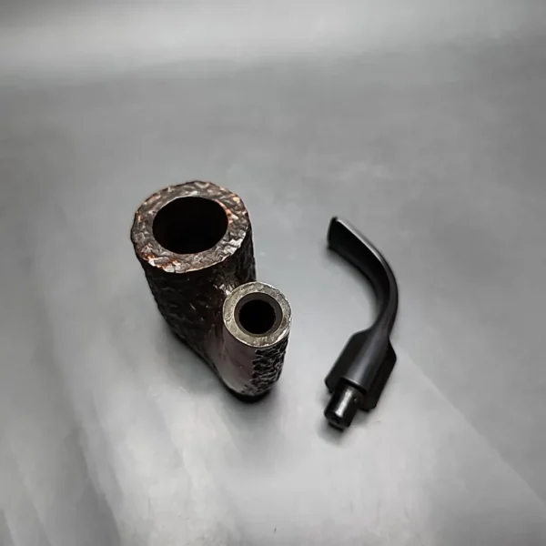 Astleys Rusticated Oom Paul Sitter Estate Briar Pipe, English Estates - Image 10