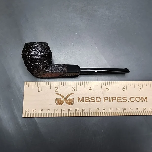 Castello Sea Rock Briar 56F Rusticated Bulldog Estate Briar Pipe, Italian Estates - Image 10