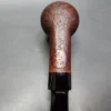 AJ Pipes Sandblasted Straight Brandy Handmade Briar Pipe, New - Image 10