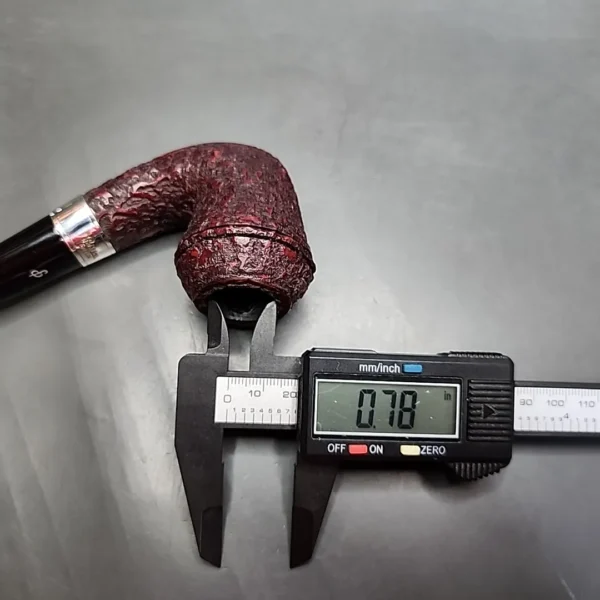 Peterson 2018 Pipe of the Year Bent Rhodesian Estate Briar Pipe, Irish Estates - Image 10