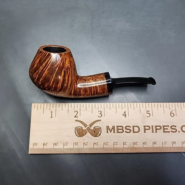 2015 Scott Klein Handcrafted Smooth Bent Brandy Estate Briar Pipe, Unsmoked [SOLD] - Image 10
