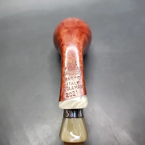 Ardor Marte Fantasy Smooth Egg Estate Briar Pipe, Unsmoked [SOLD] - Image 10