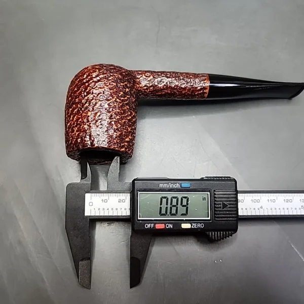 Savinelli Hercules 111 EX Rusticated Straight Billiard Briar Pipe, New - Image 10