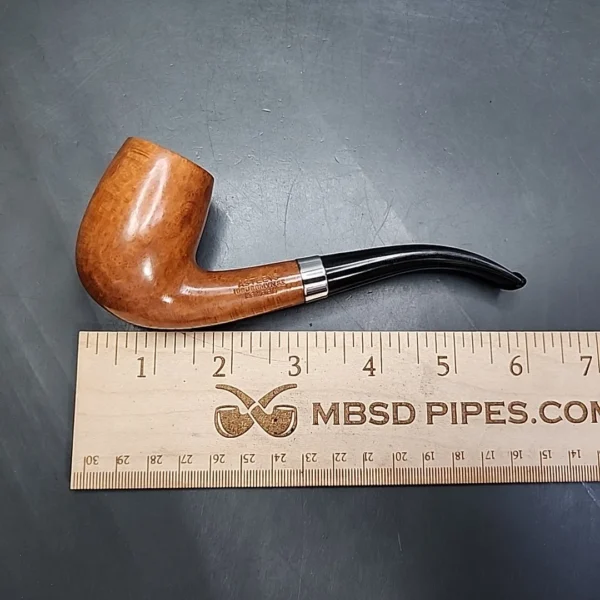 Astleys by Les Wood Smooth Bent Billiard Estate Briar Pipe, Unsmoked - Image 10