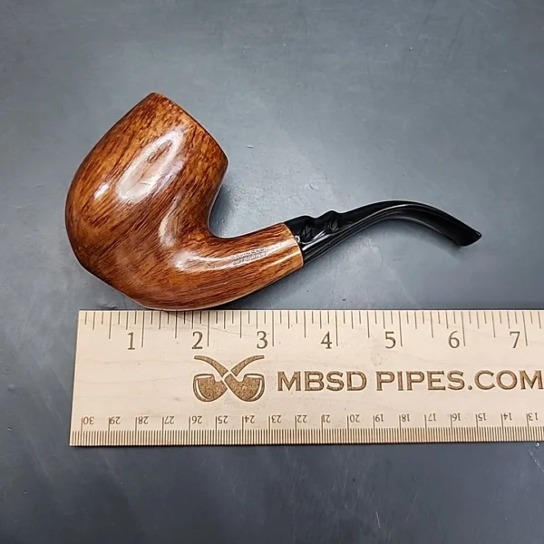 Savinelli Autograph 8 Smooth Bent Egg Estate Briar Pipe, Italian Estates - Image 10