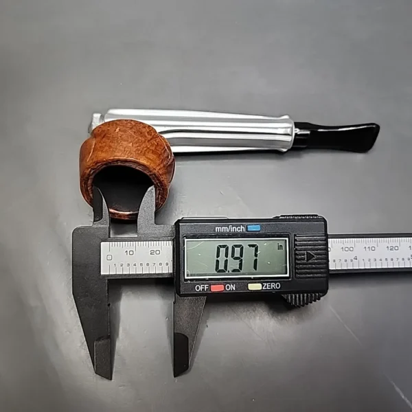 Kirsten K Metal & Briar Estate Pipe, American Estates - Image 10